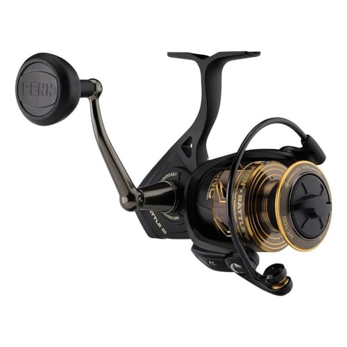 Penn Battle III six-bearing reel enables smooth retrieves.