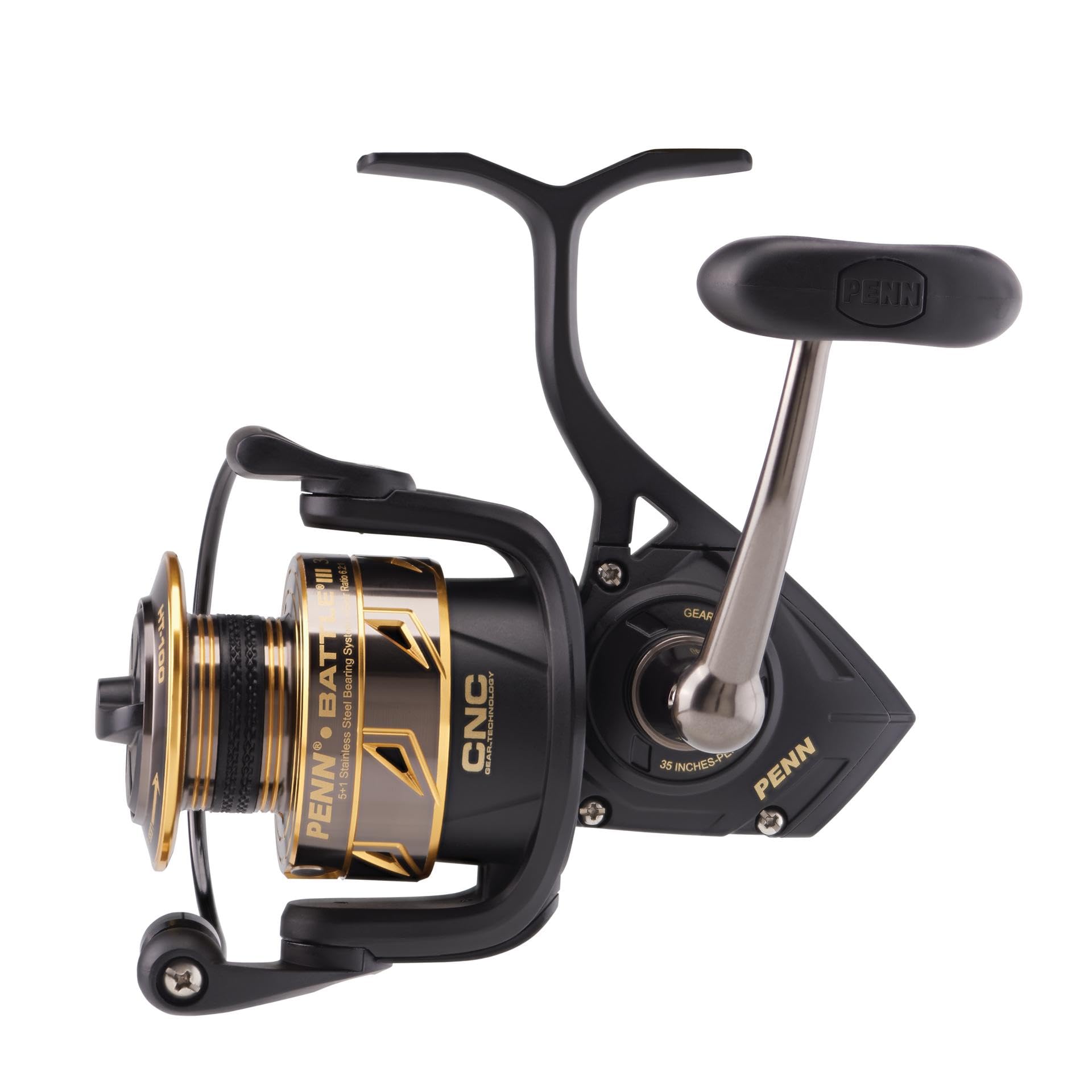 PENN Battle III six bearings demonstrating exceptionally smooth operation during casts and retrieves.
