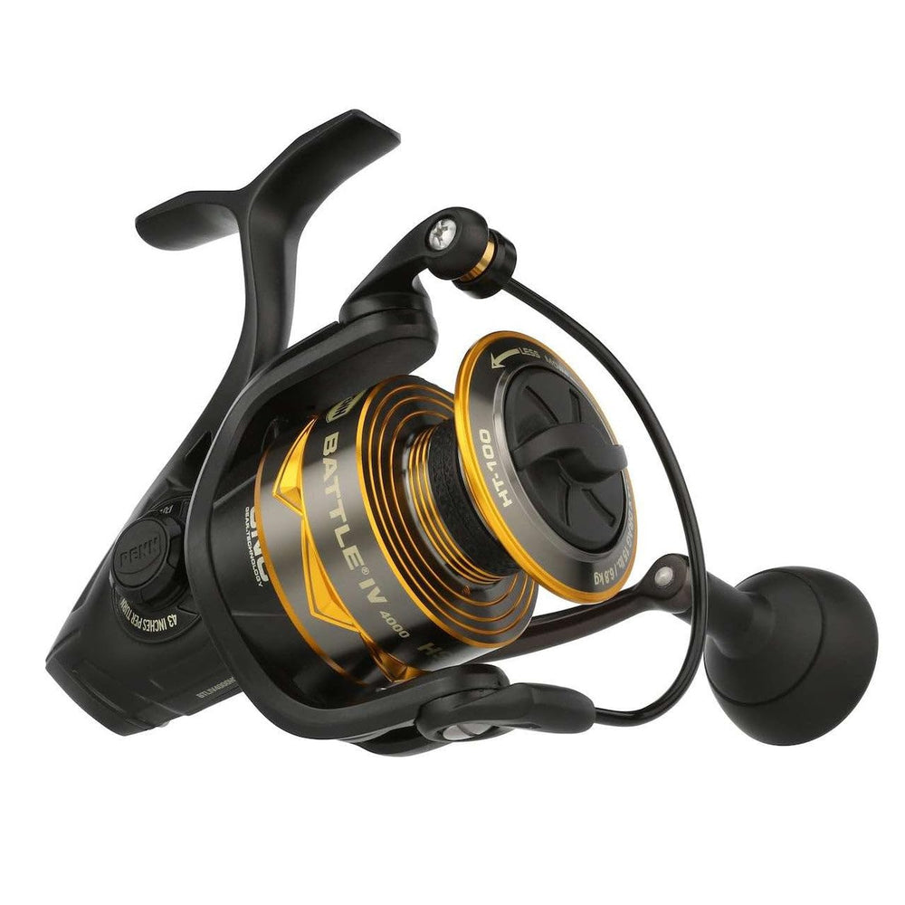 PENN Battle IV DX sealed stainless bearings maintain smooth operation in rugged conditions.
