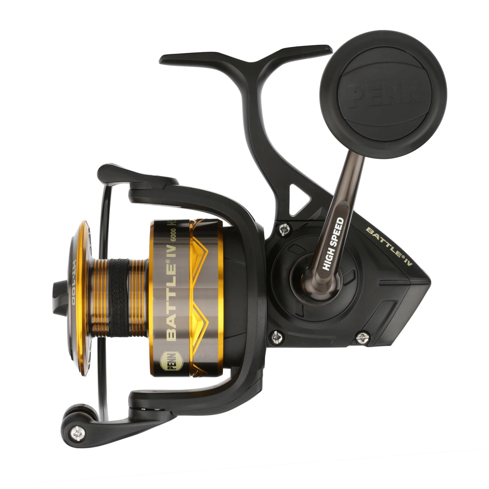 PENN Battle IV instant anti-reverse for quick hook-setting control.