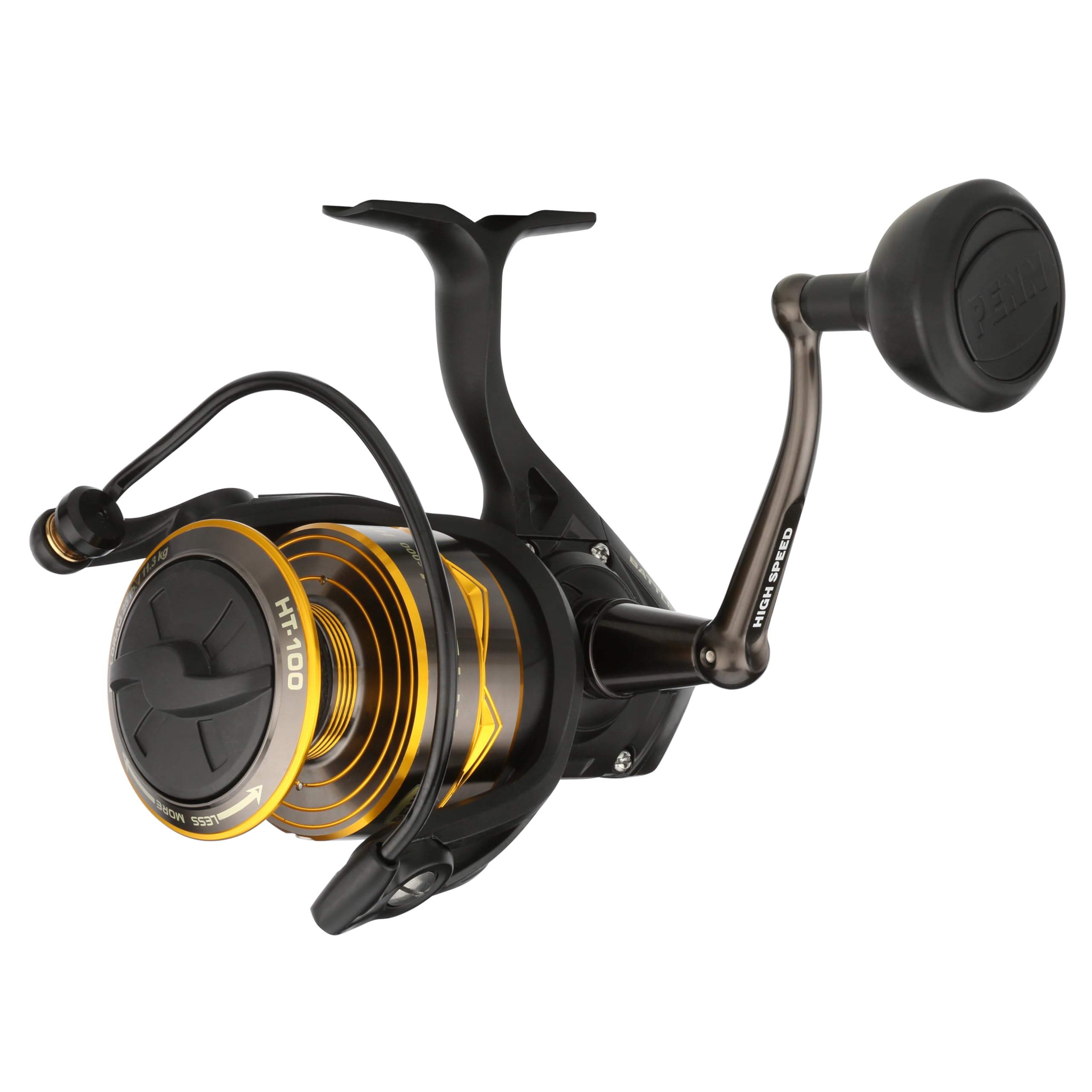 PENN Battle IV six-bearing system delivers smooth operation under load.