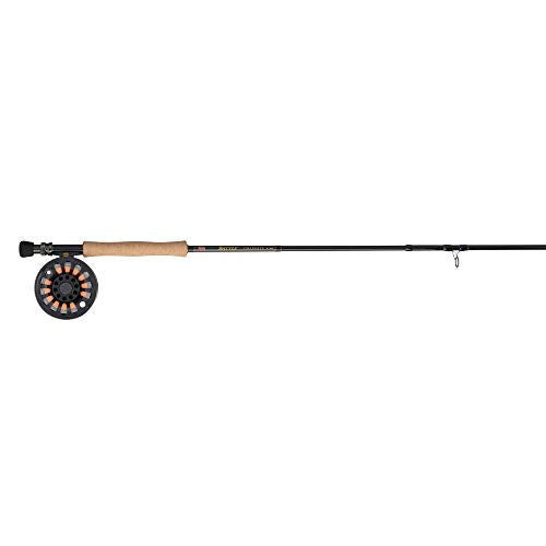 PENN BTLFLY8WT90 four-section rod provides balanced feel.