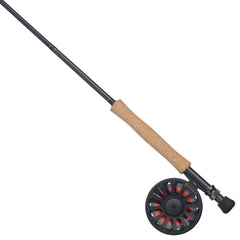 PENN BTLFLY8WT90 reel close-up shows smooth disc drag control.