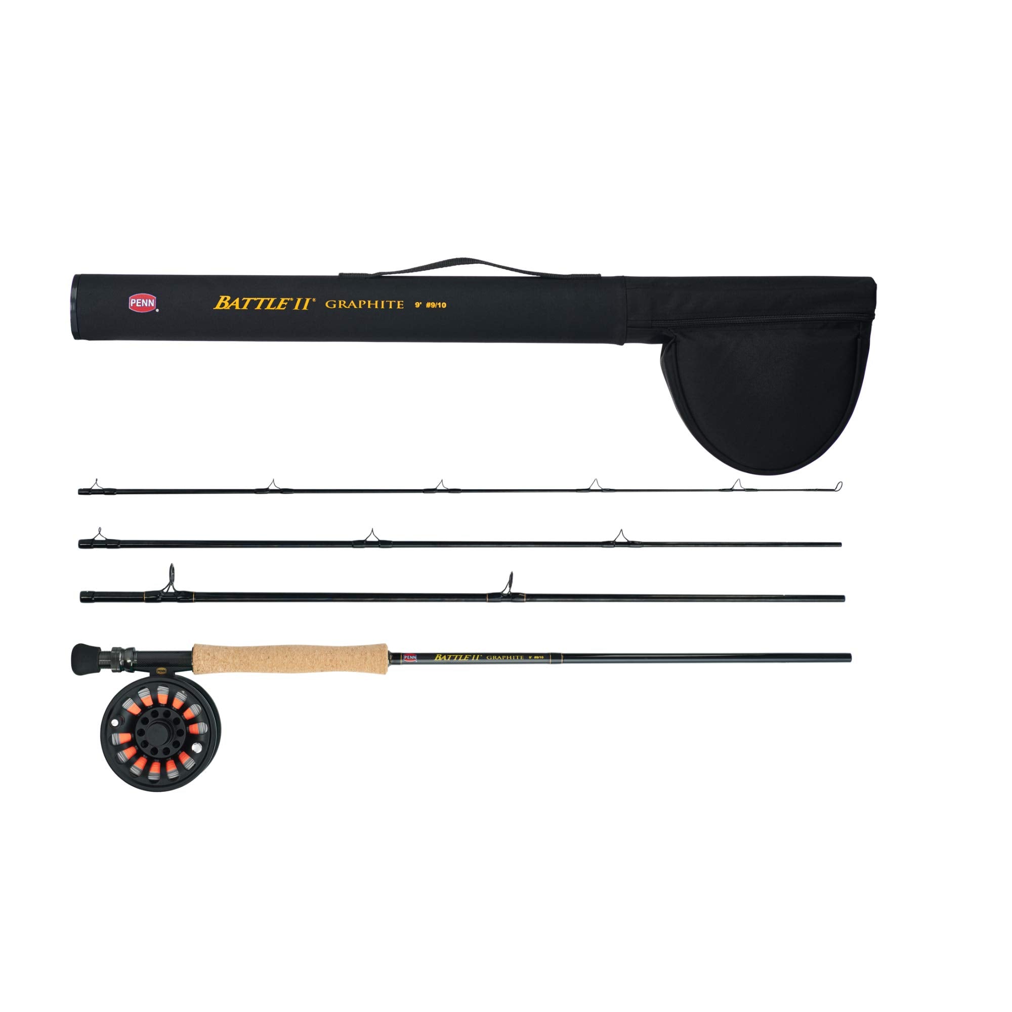 PENN BTLFLY8WT90 blank action delivers balanced casting in moderate wind.