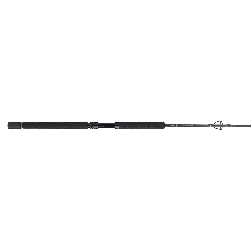 Penn Carnage III aluminum gimbal stabilizes the rod for steady casts and hookups