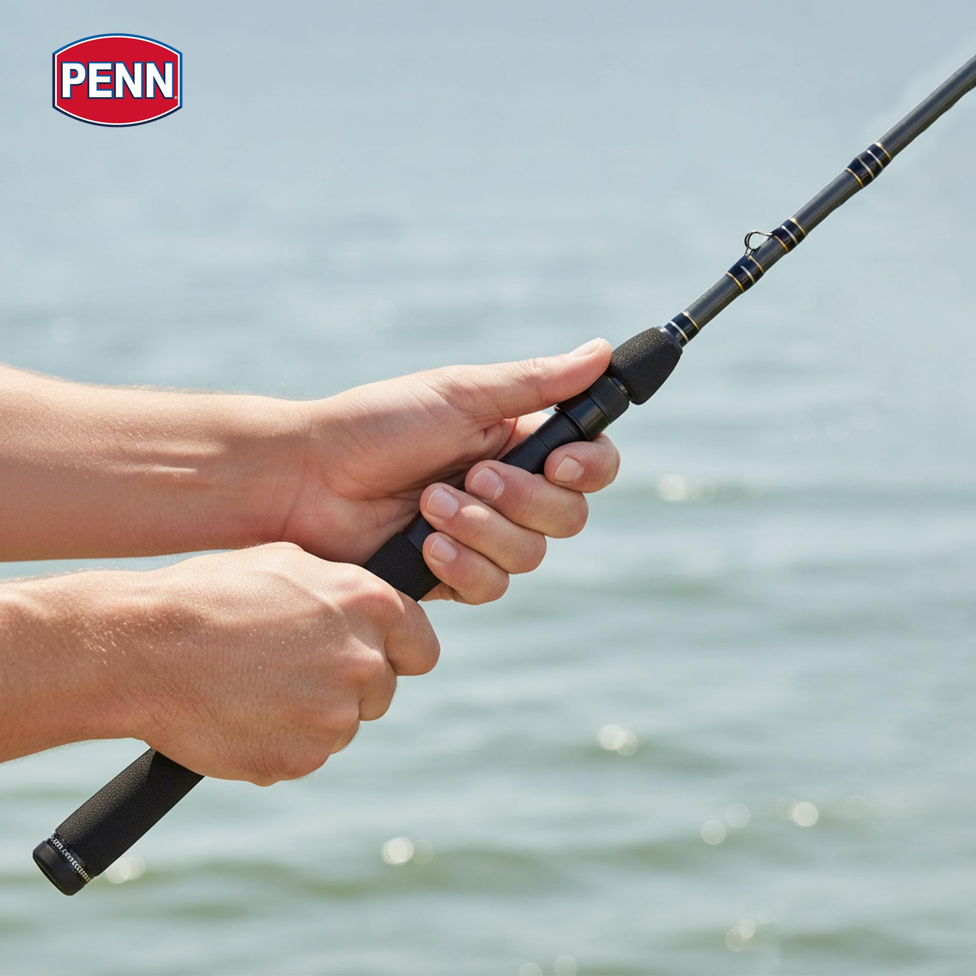 PENN Carnage III Hypalon handles resist slips in wet conditions
