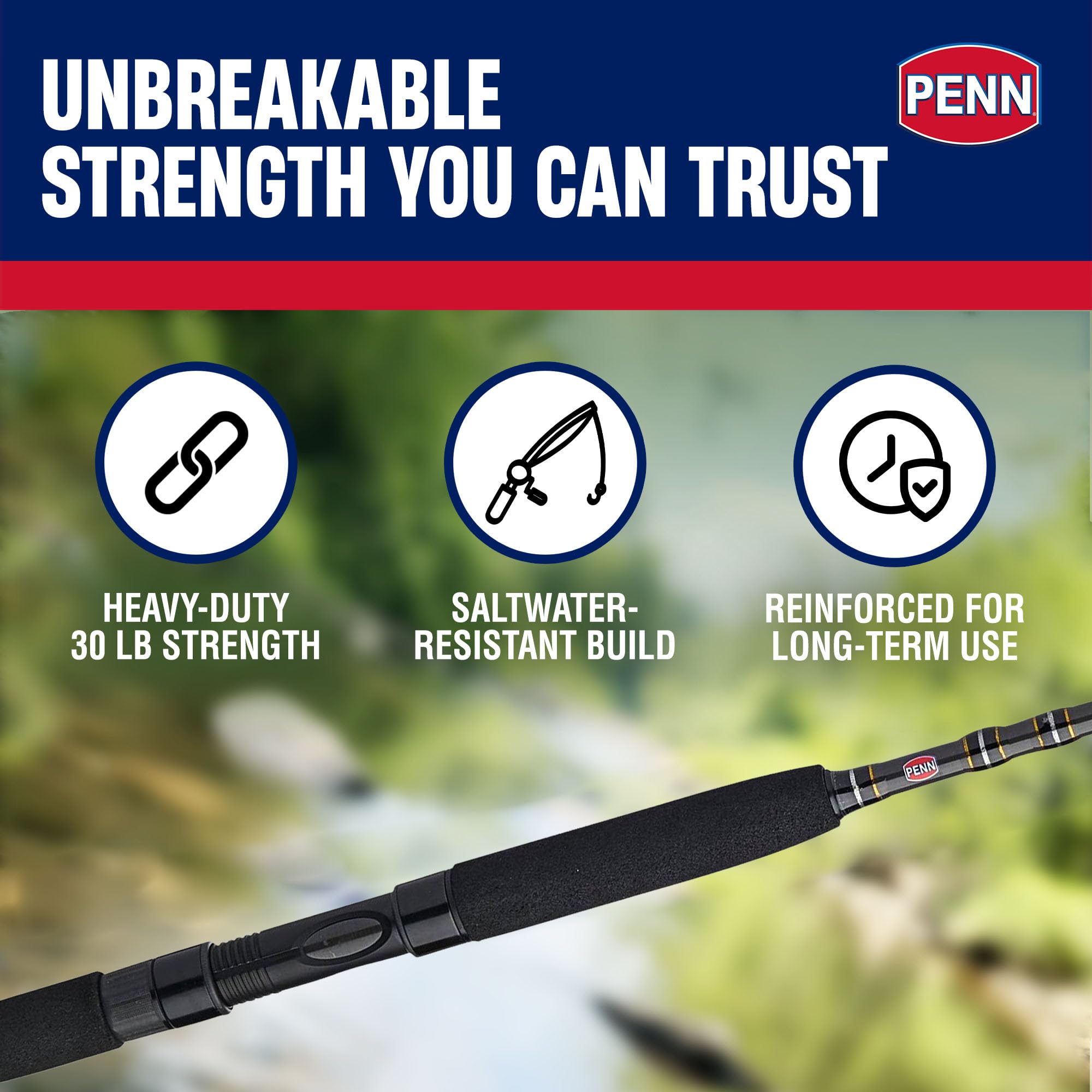 Penn Carnage III Inshore 7ft rod Hypalon handle grip in wet conditions