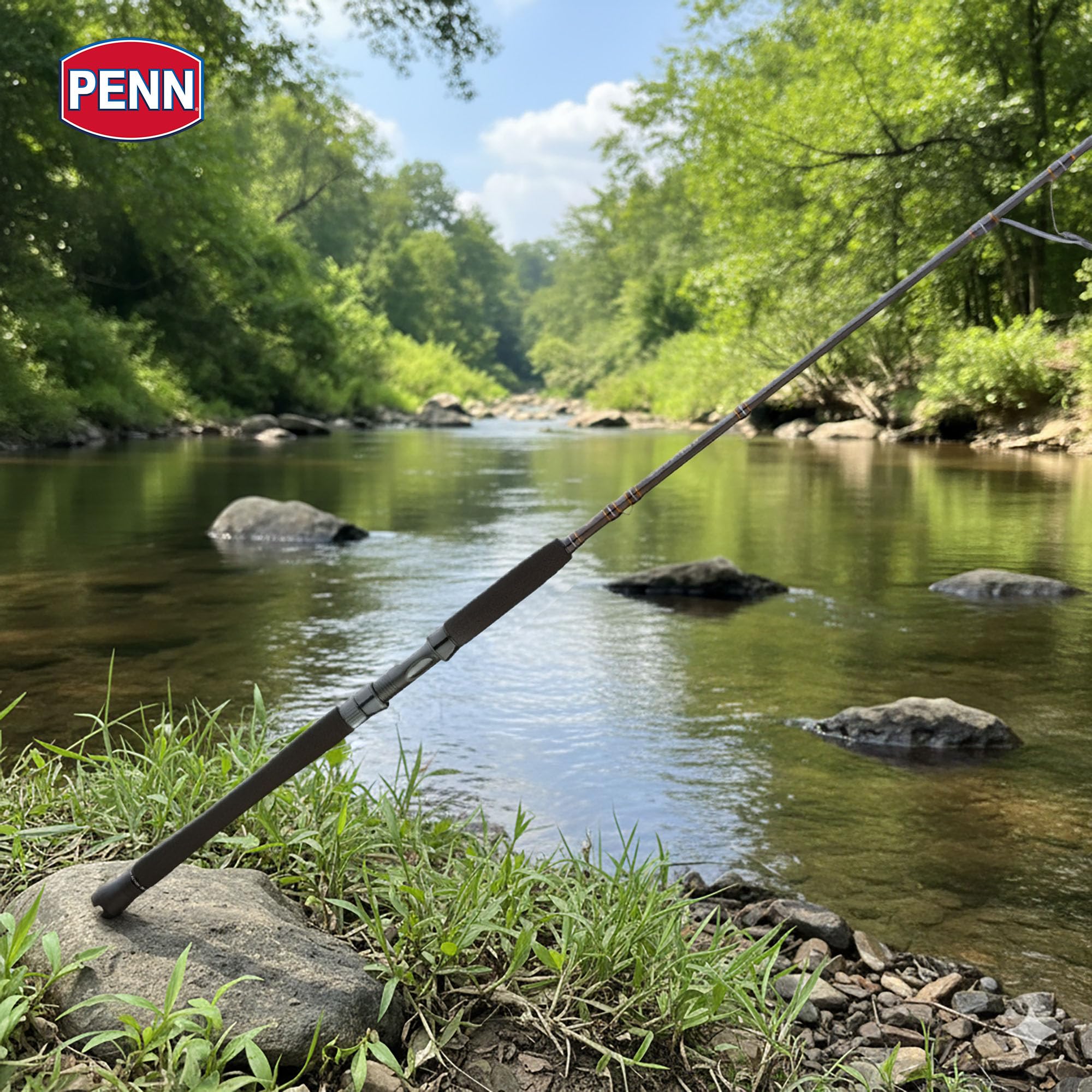 Penn Carnage III Inshore 7ft rod side cast action in saltwater setup
