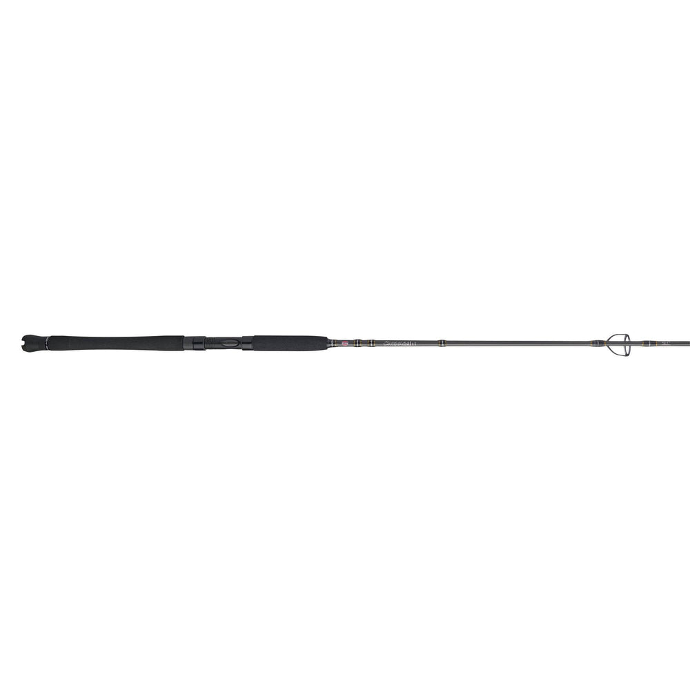 Penn Carnage III inshore rod with machined aluminum reel seat for solid grip.