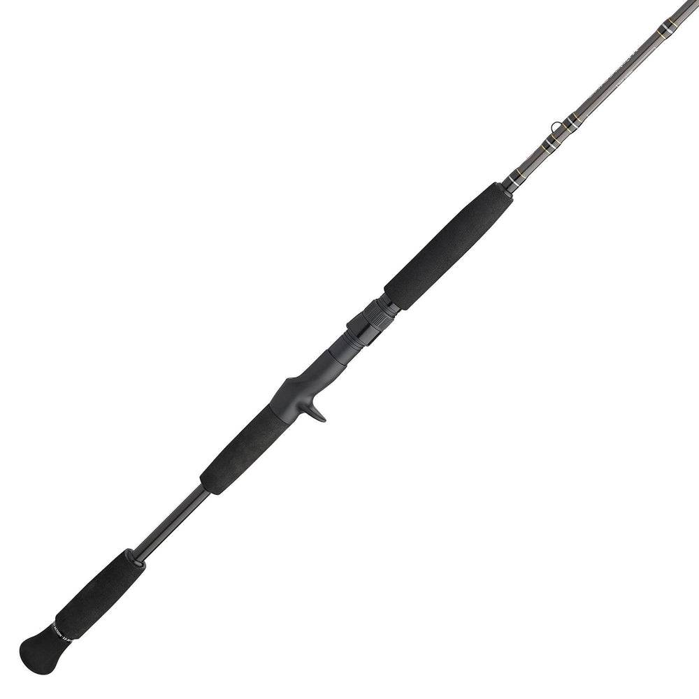 Penn Carnage III inshore rod side view shows rugged saltwater build.