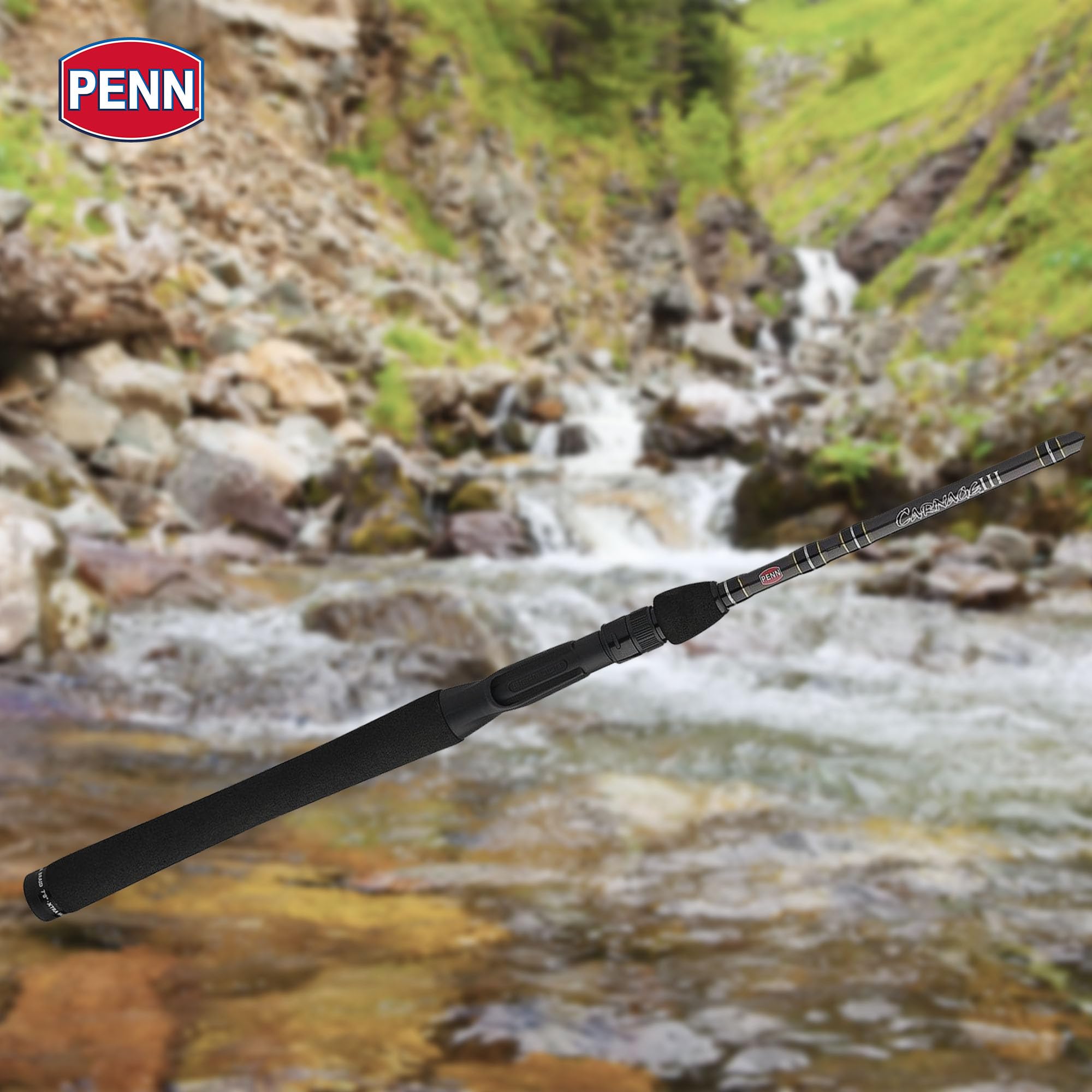 Penn Carnage III Inshore Rod SLC2 construction detail for strength and balance
