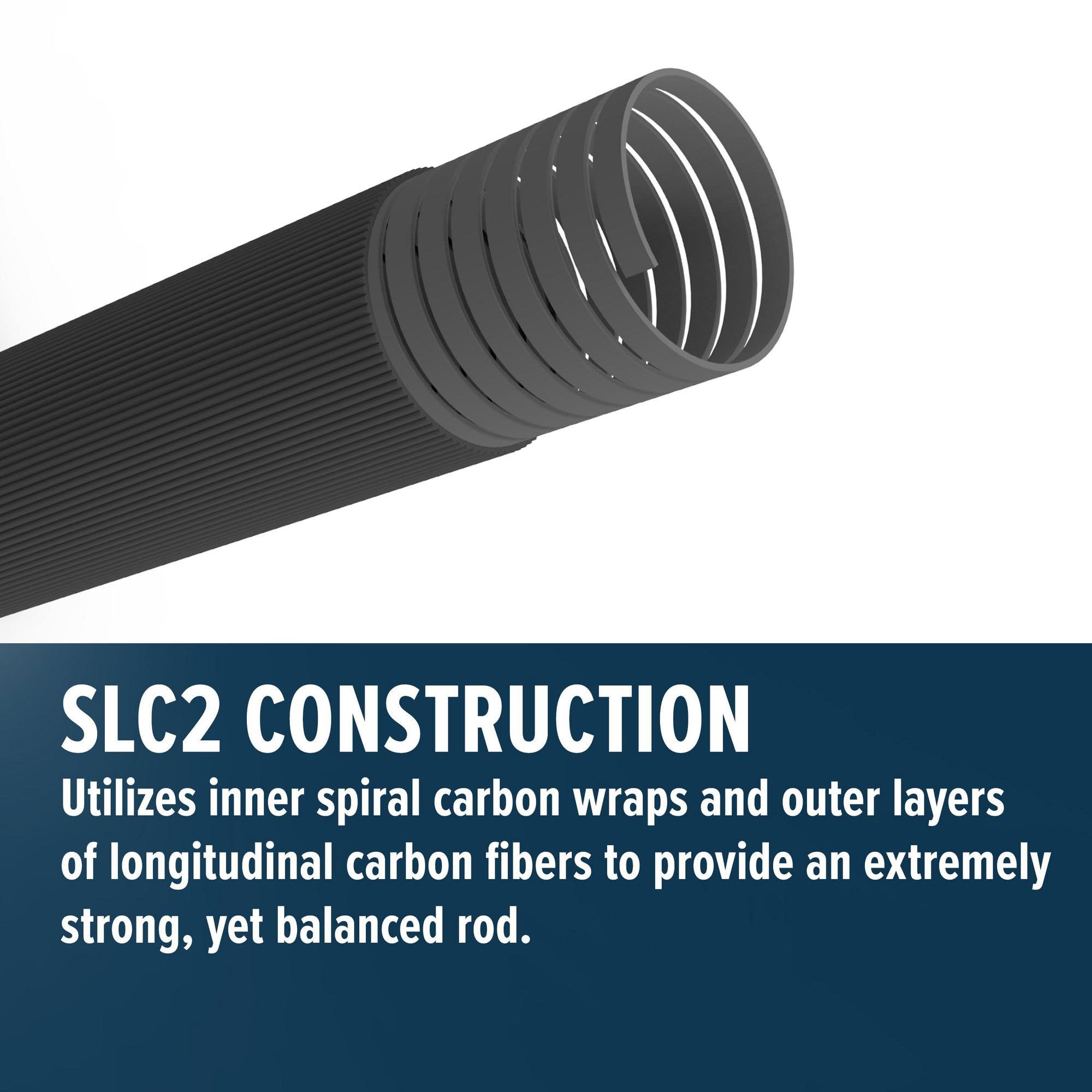 Penn Carnage III inshore rod showcasing SLC2 construction for durable balance.