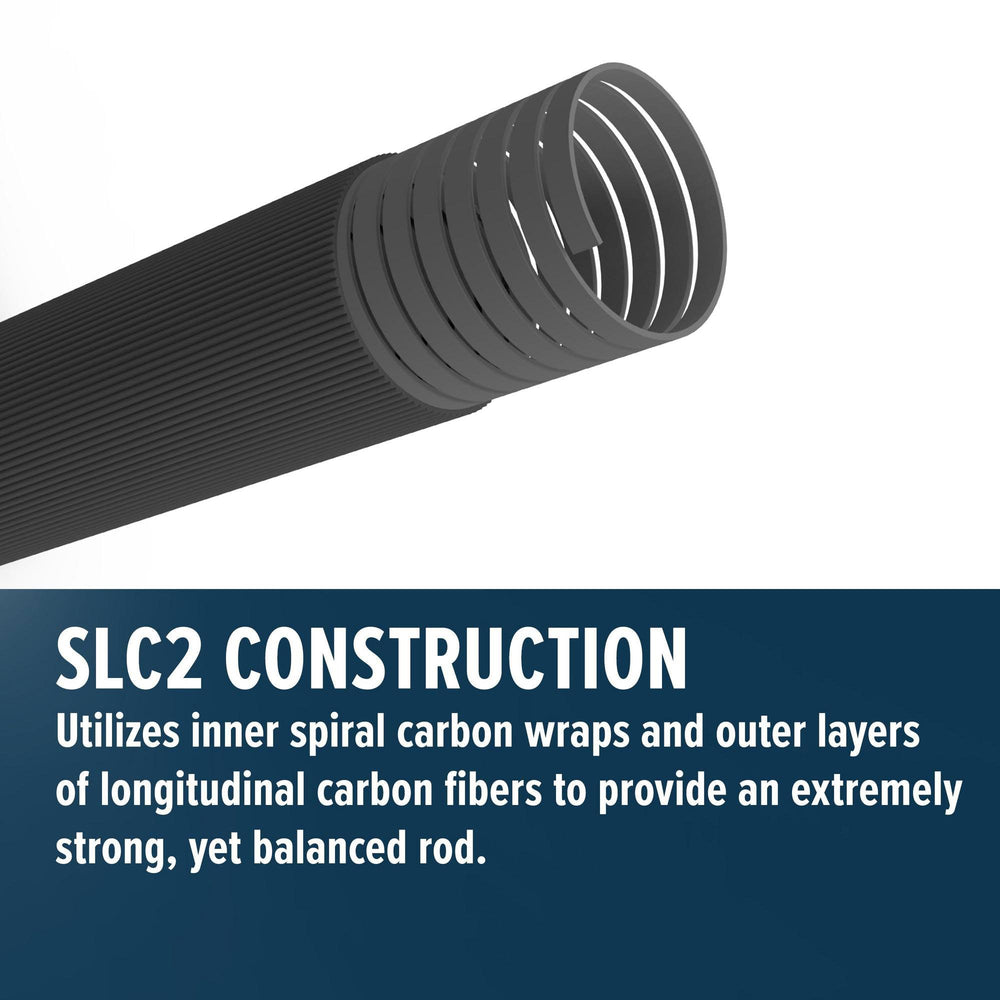 Penn Carnage III inshore rod showcasing SLC2 construction for durable balance.