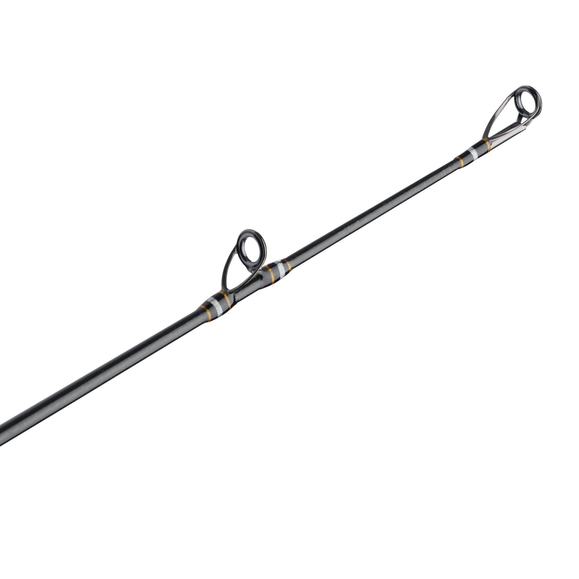 PENN Carnage III jig rod with aluminum gimbal for boat stability