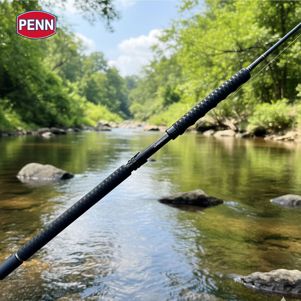 Penn Carnage III Sea-Guide reel seat provides a secure, solid hold on aggressive retrieves