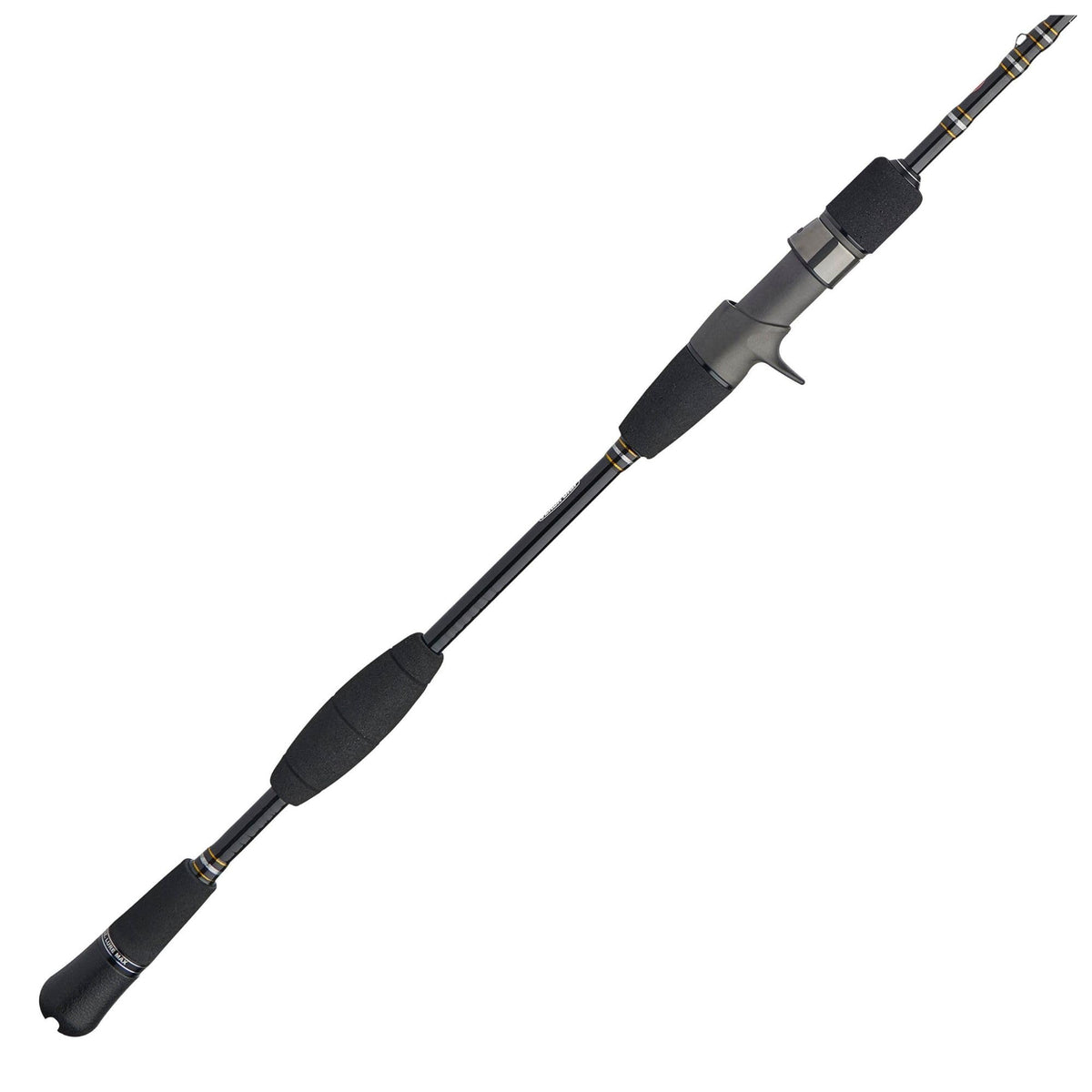PENN Carnage III slow pitch rod, 6'8-inch, silver/black/gold finish for reliable casting and control.