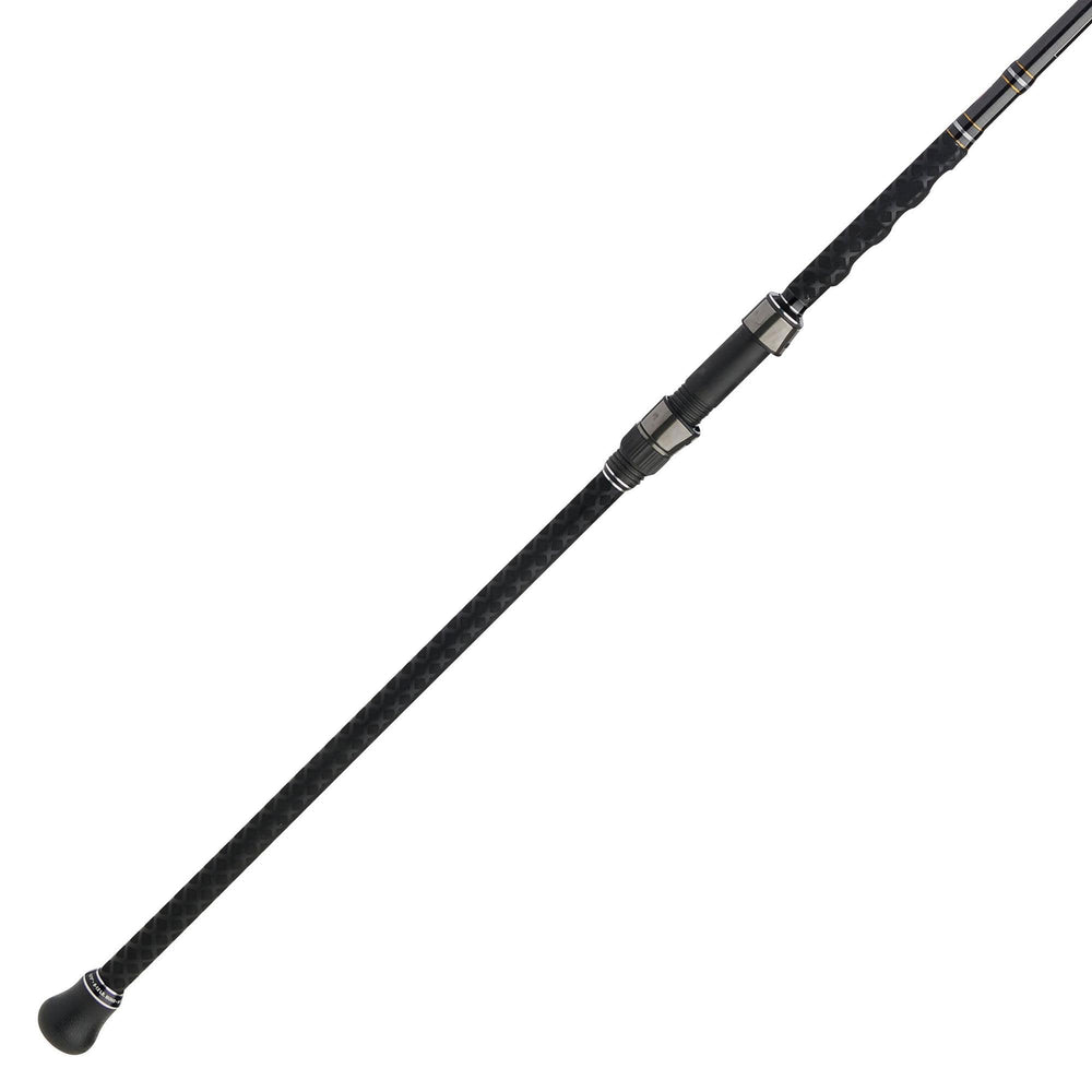 PENN Carnage III surf-spinning rod 10ft in action for surf fishing