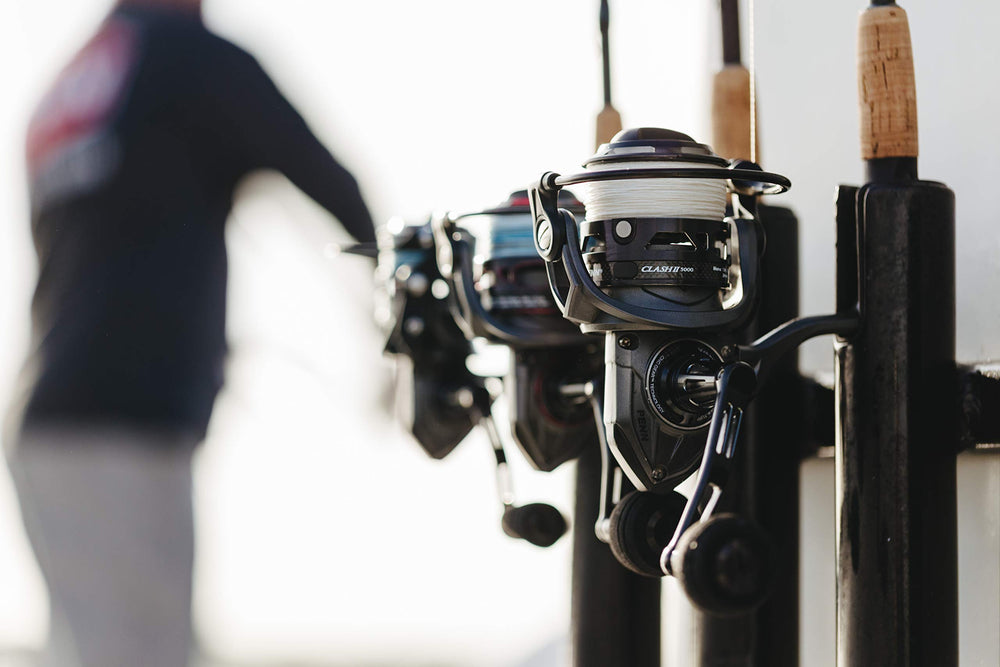 PENN Clash II inshore fishing setup laid out for coastal species.