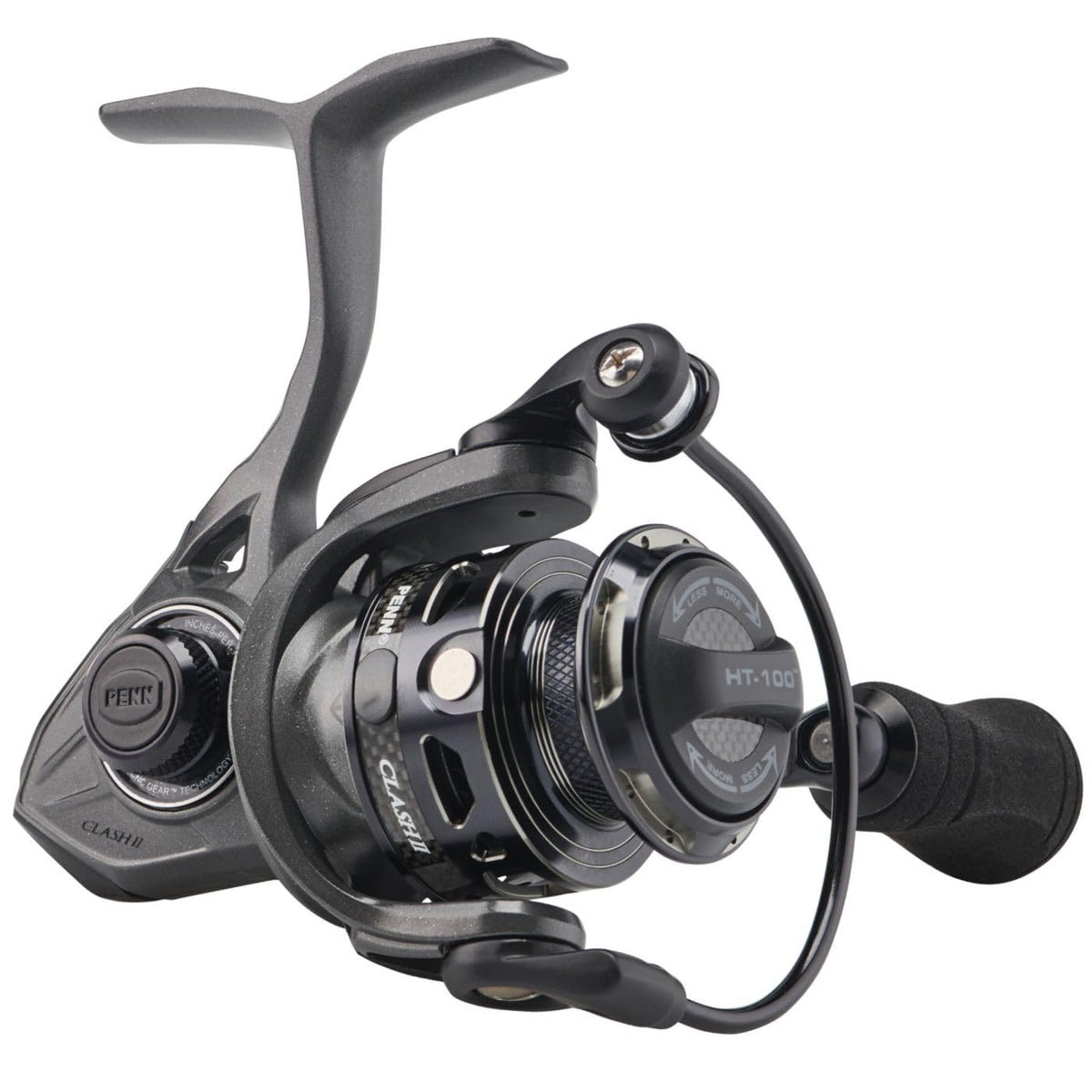 PENN Clash II 3000 spinning reel in grey and black for smooth inshore casting