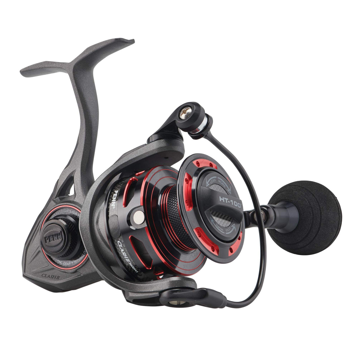 PENN Clash II spinning reel assembly highlighting gear layout for durability.