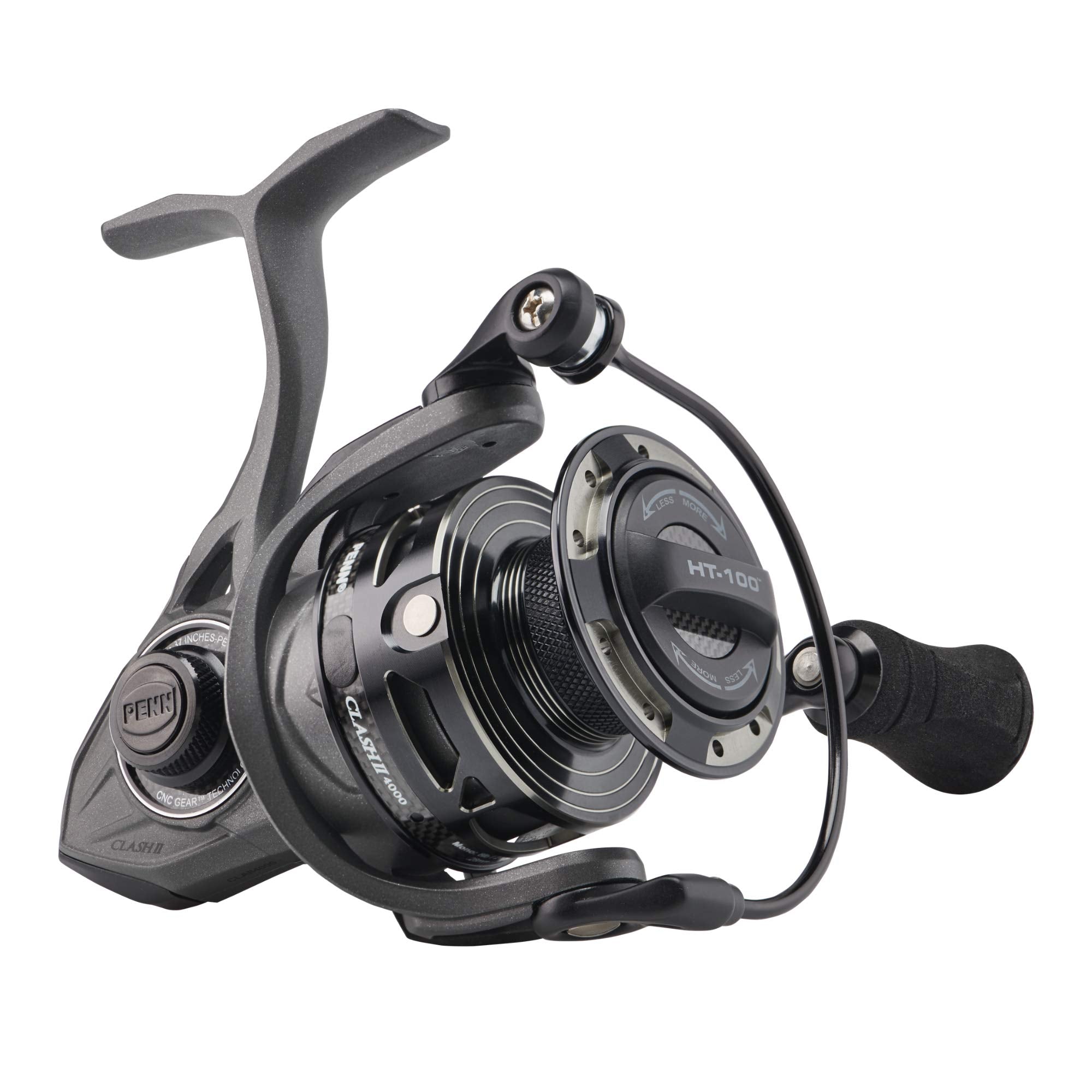 PENN Clash II 4000 reel in grey and black, versatile for inshore fishing.