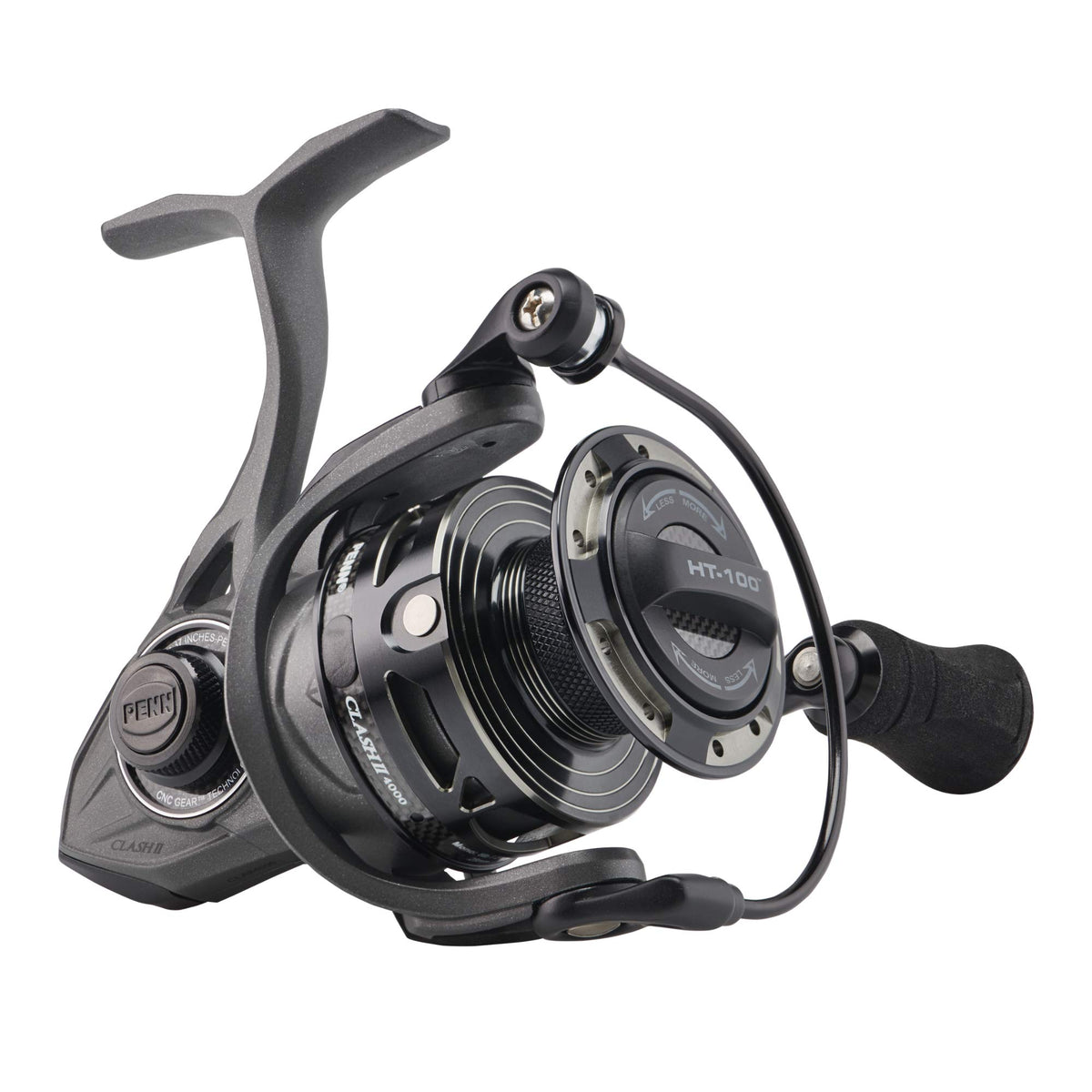 PENN Clash II 4000 reel in grey and black, versatile for inshore fishing.