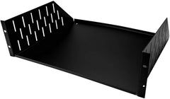 Penn Elcom R1194 rack shelf in black steel for durable 3U equipment mounting.