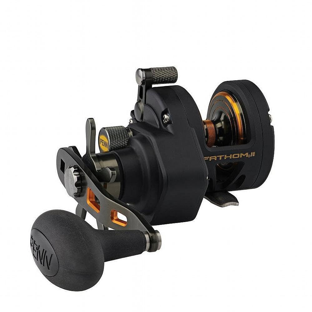 PENN Fathom II gear-access sideplate enables easy in-field maintenance.