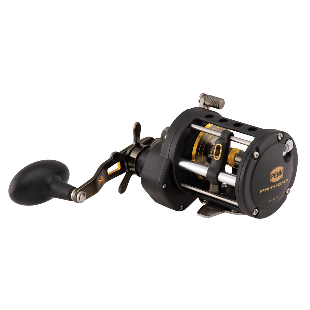 PENN Fathom II side view highlights smooth operation and bearings.