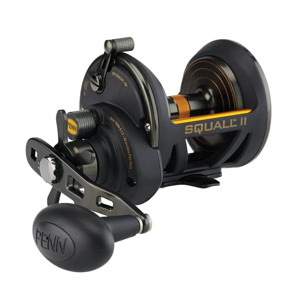 PENN Fathom II metal-frame reel for rugged saltwater use.