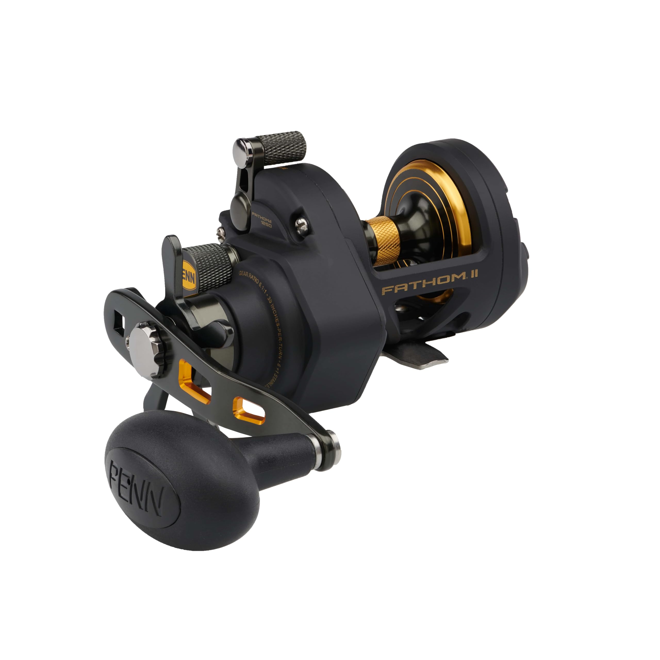 PENN Fathom II star-drag reel with full metal body for durability.