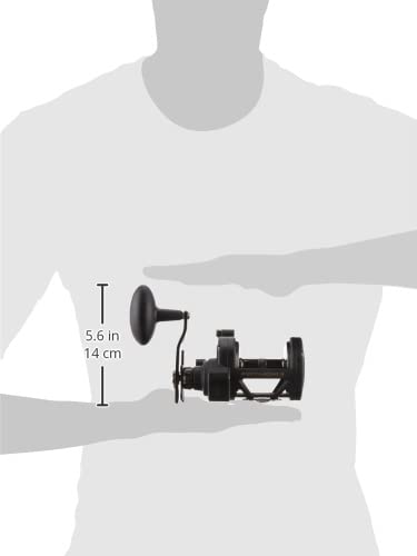 PENN Fathom II in-hand grip shows torque and control for deep-water fishing.