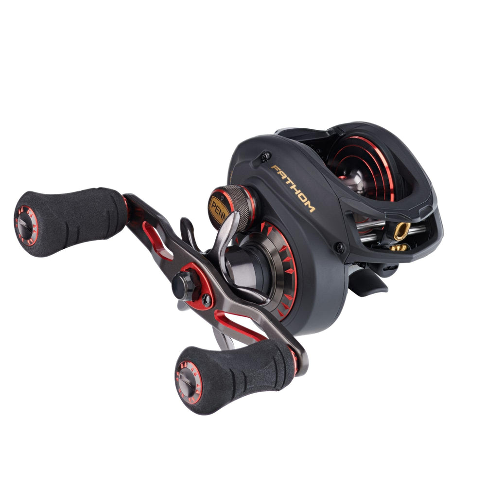 PENN Fathom Low Profile Reel Black Gold 9.2 oz - front view