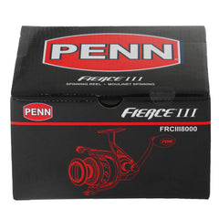 PENN Fierce III 8000 side view highlights precise gear alignment under heavy loads