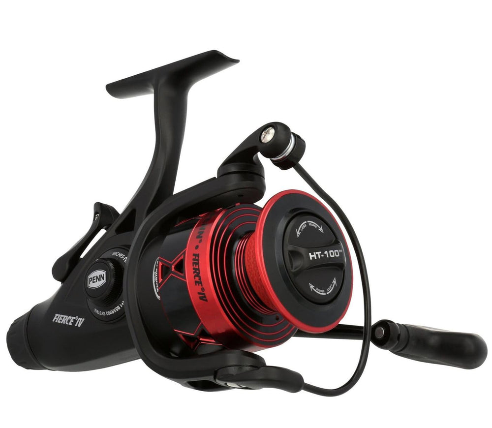 PENN Fierce IV 2500 LL reel box, durable and ready for versatile saltwater and freshwater casting.