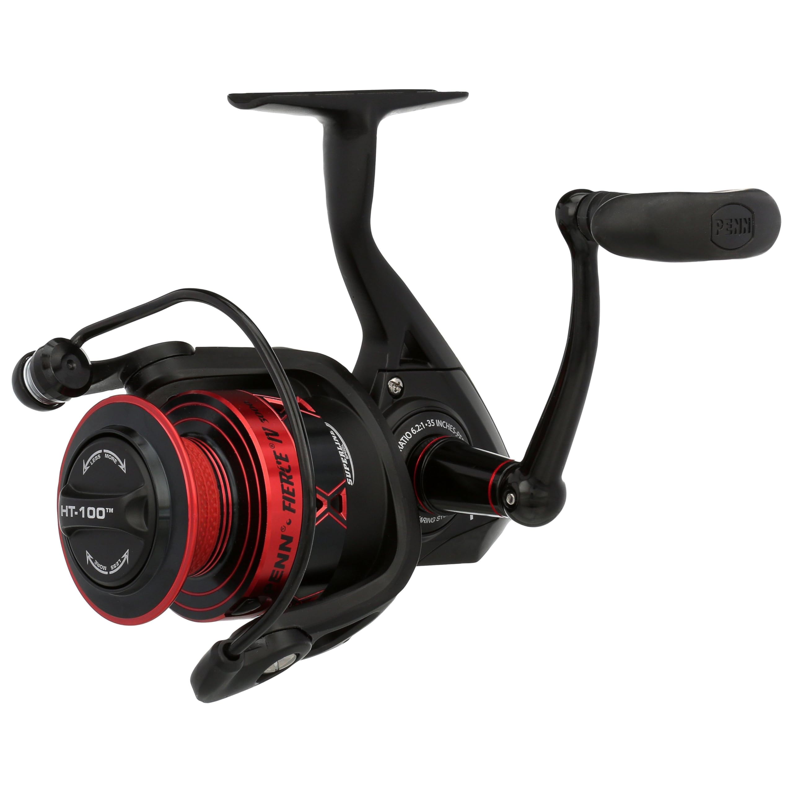 PENN Fierce IV Spinning 3000 reel box front view shows a durable finish for reliable fishing.