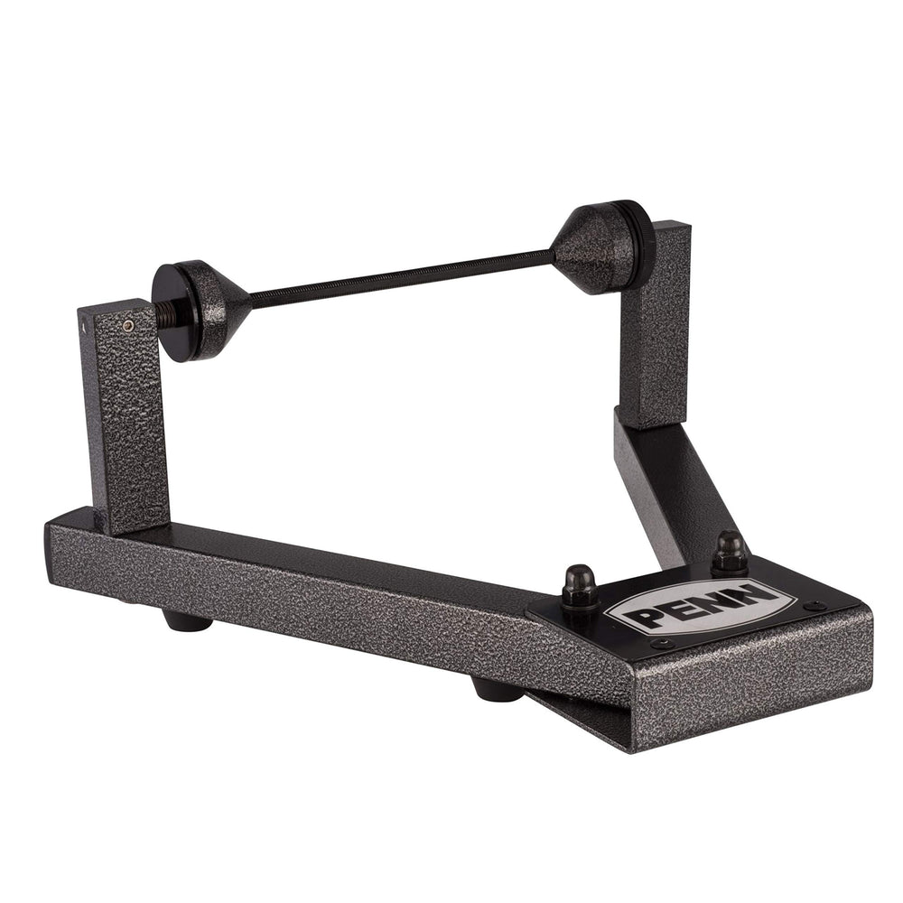 Penn HD line winder folds flat for easy storage after use.