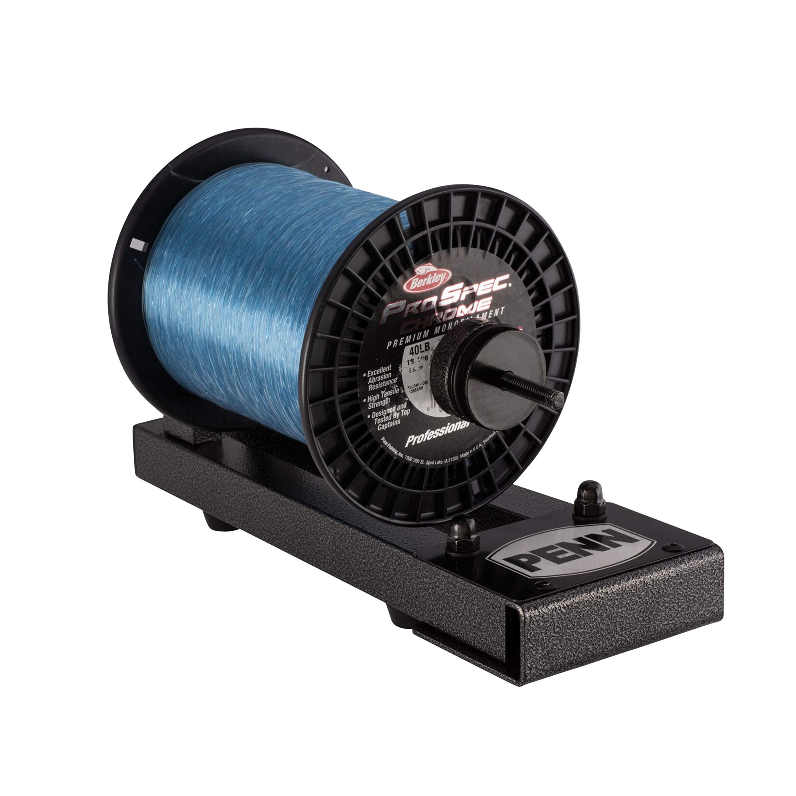 Penn HD line winder keeps the spool stationary during manual winding.