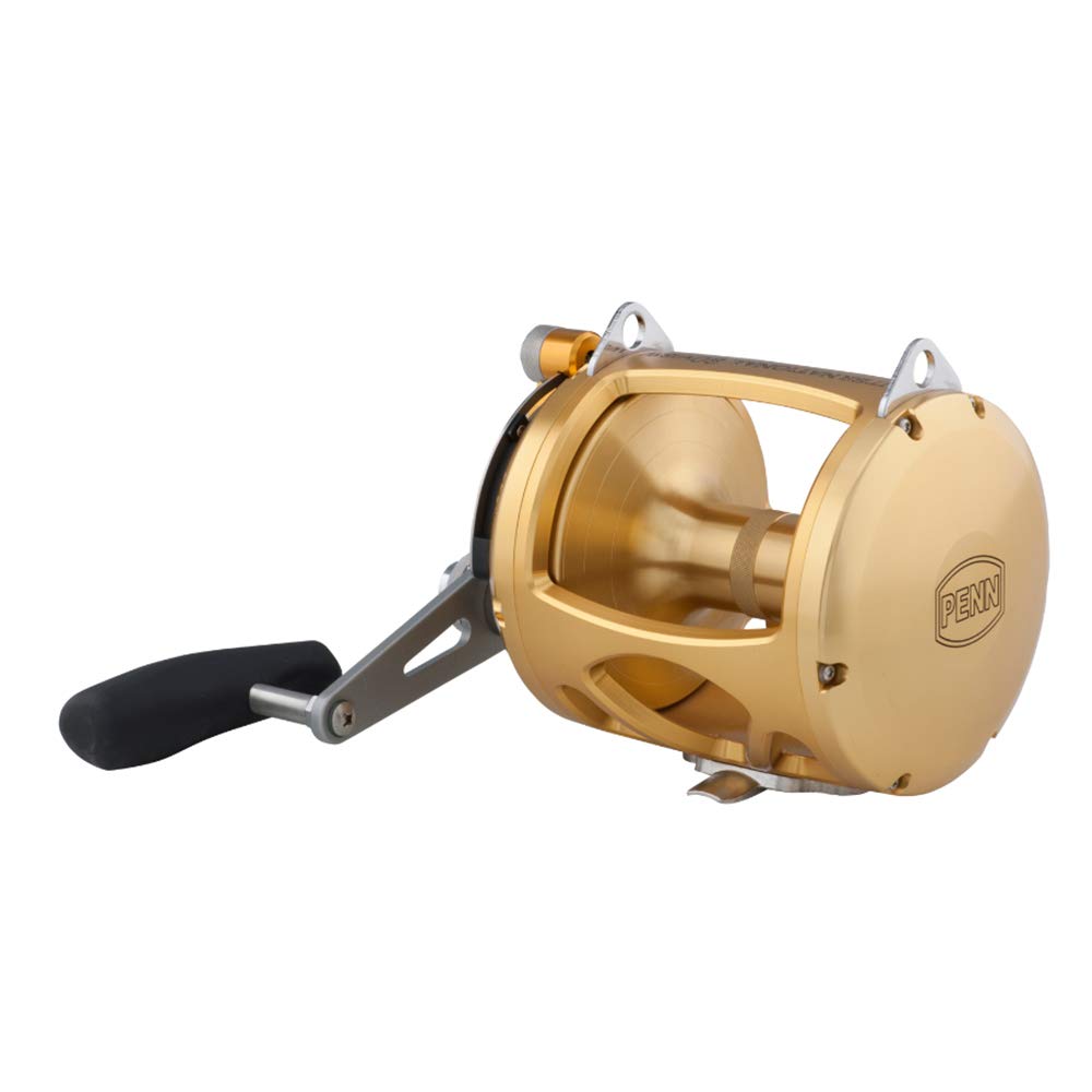 PENN International 80VISW quick-shift two-speed detail for adaptable retrieves