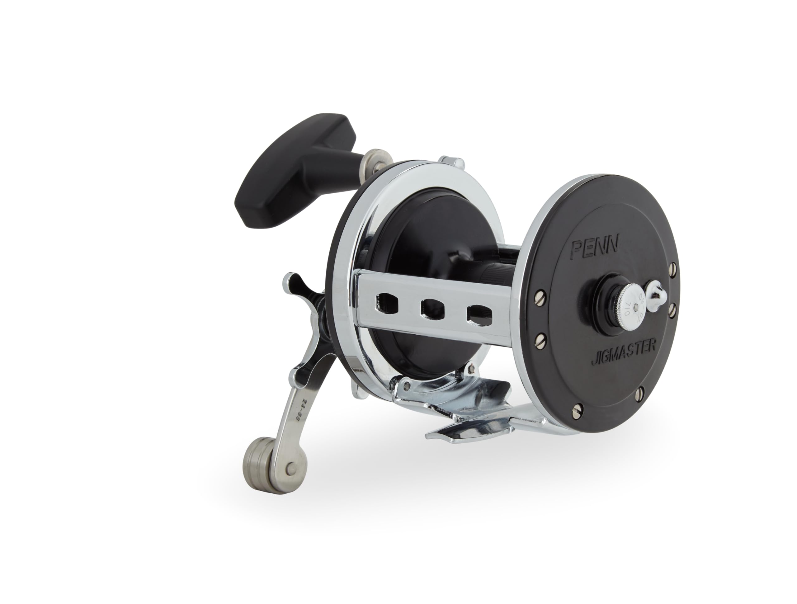 Machined aluminum spool on the Jigmaster 500L ensures durability and consistent performance.