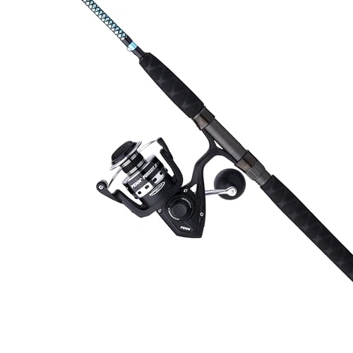 Close-up of Penn Pursuit IV 50-size reel showing corrosion-resistant graphite body