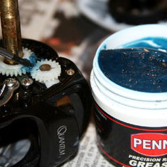 PENN Reel Grease close-up texture showing rich lubricant.