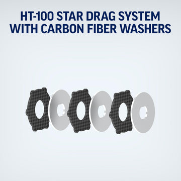 Penn Rival aluminum oxide inserts image boosts line wear resistance.