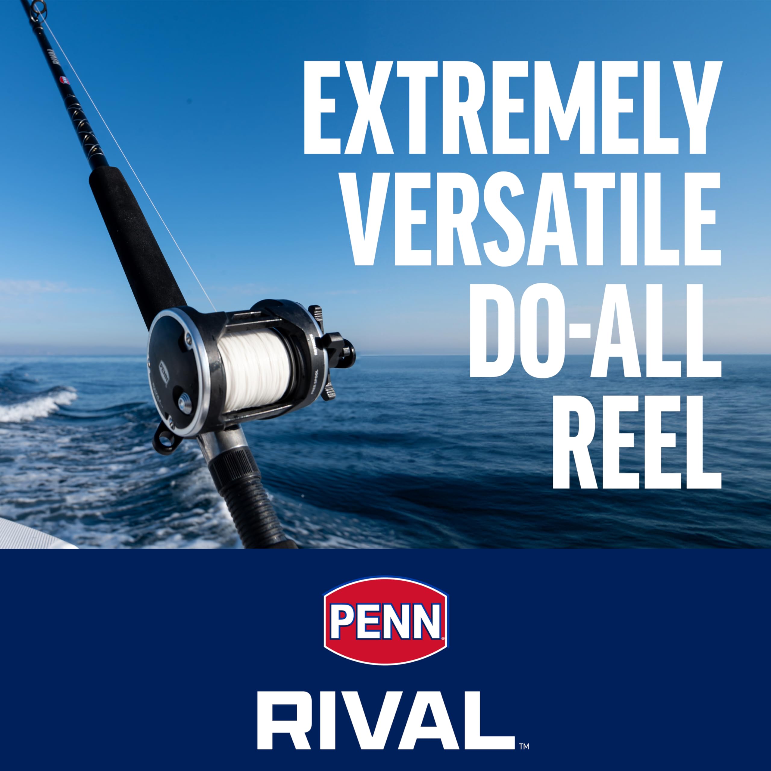 PENN Rival Level Wind spool assembly showing forged aluminum spool
