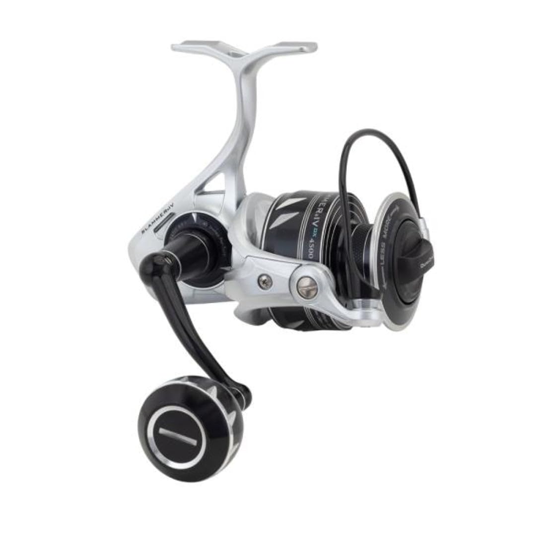 PENN SLAIV2500DX brass main gear detail demonstrates durable, smooth retrieves