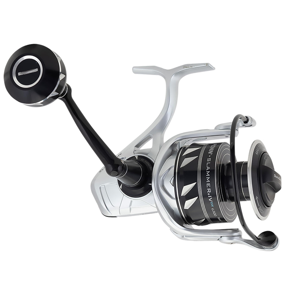 PENN SLAIV6500DX Slammer IV DX spinning reel front view showing rugged metal body