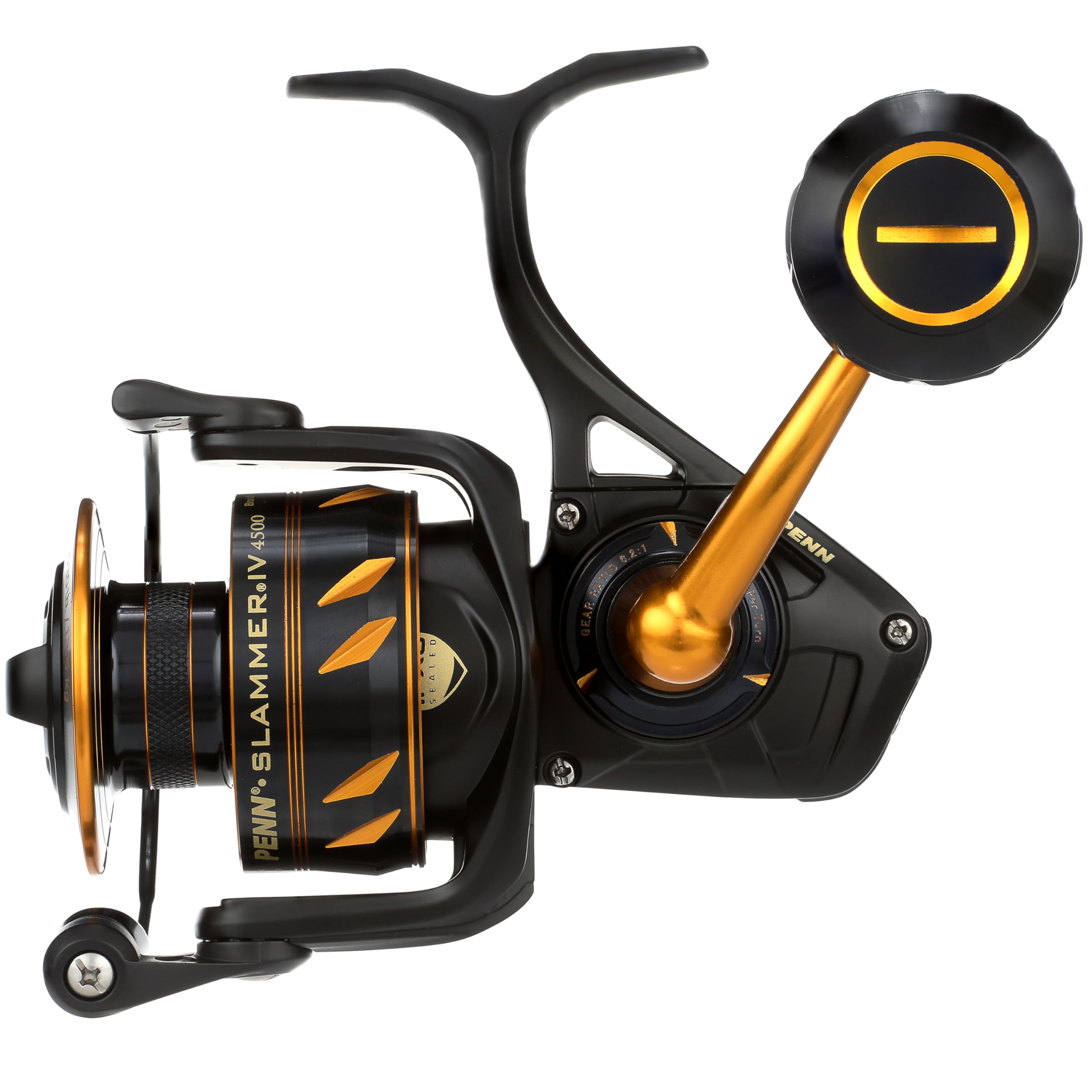 PENN Slammer IV Spinning Black Gold 15 oz - front view