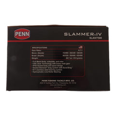 PENN Slammer IV metal body demonstrates durability against corrosion.
