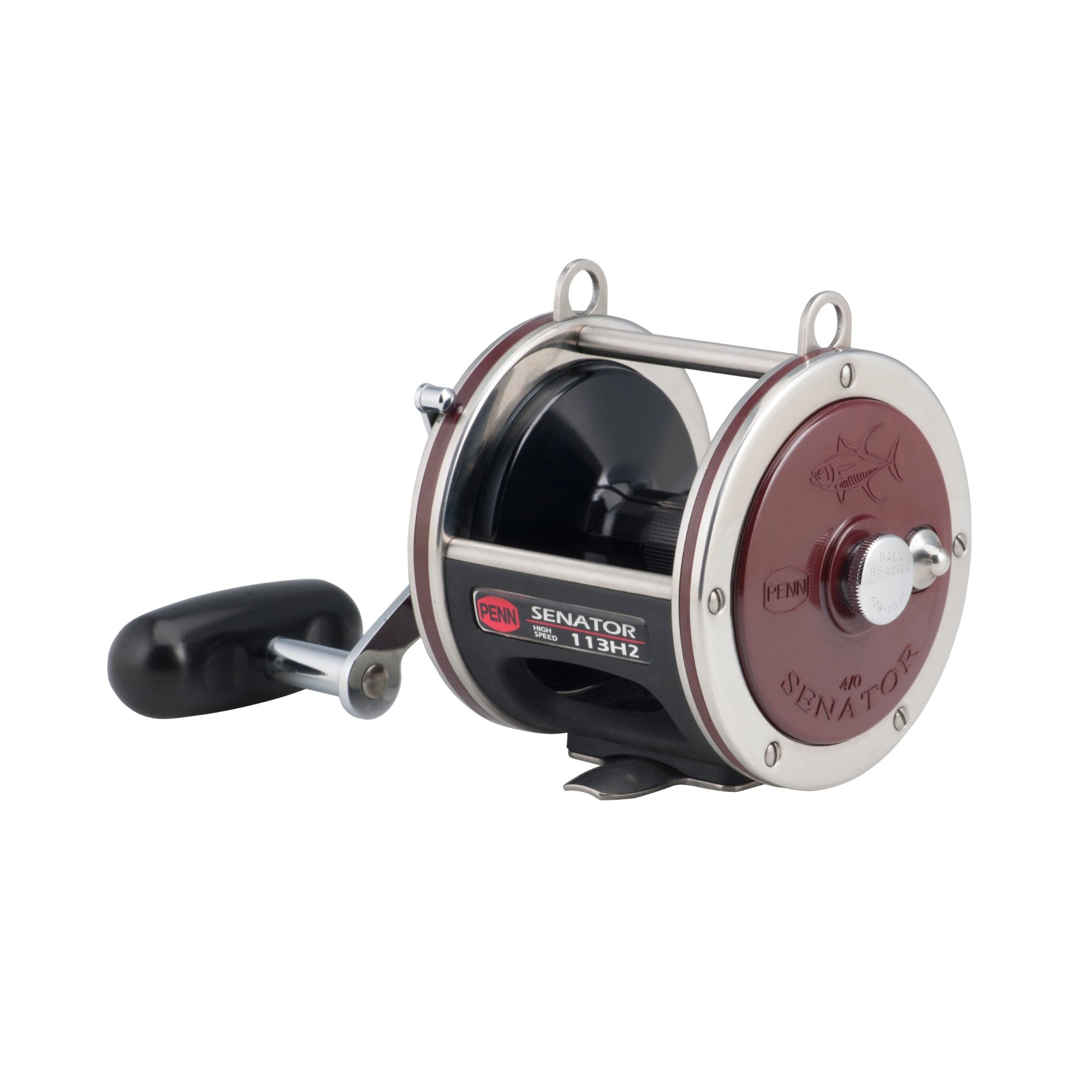 PENN Senator drag system demonstrates star-drag setup for reliable stopping power during fights.