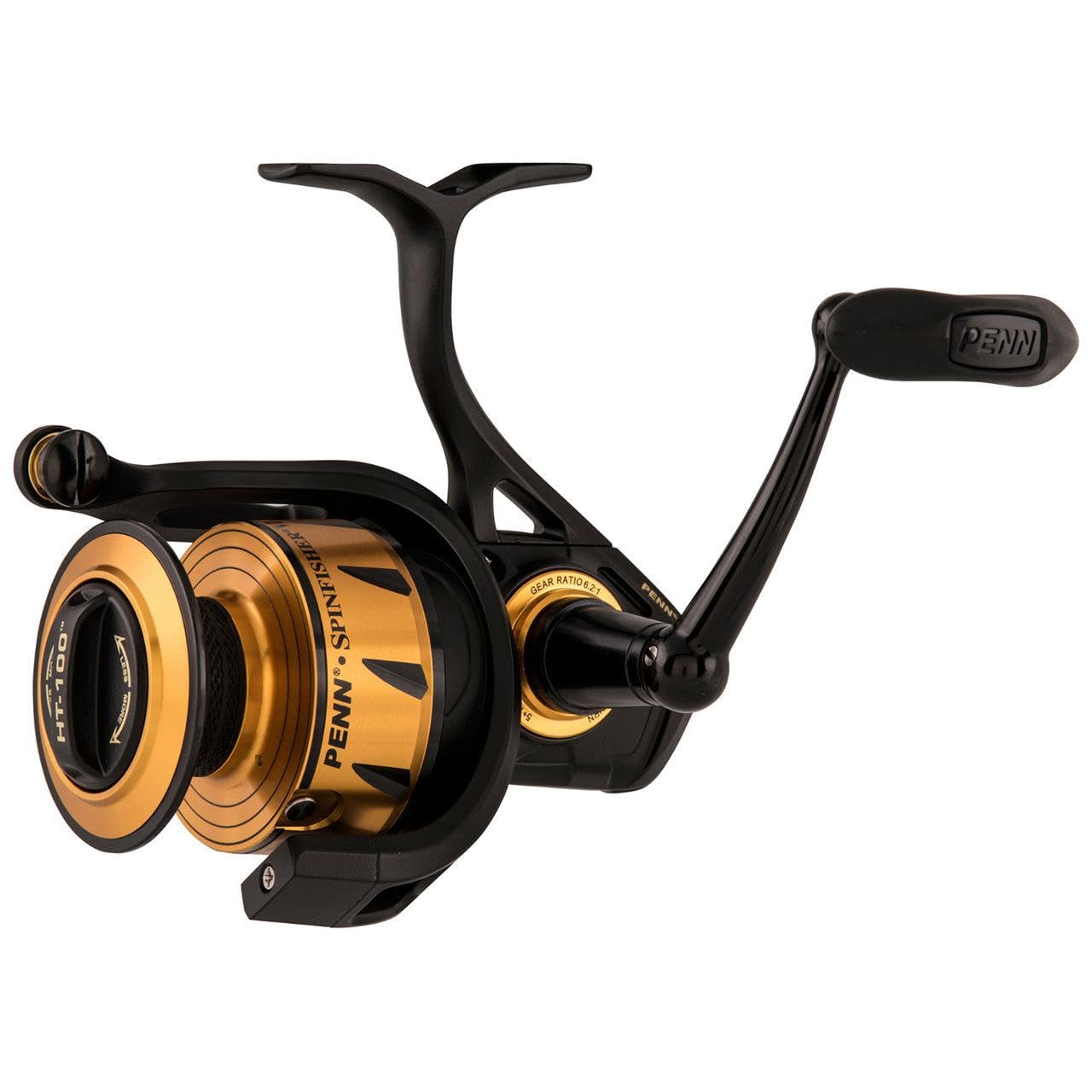 PENN Spinfisher VI saltwater use in spray illustrates reliable performance during long battles.